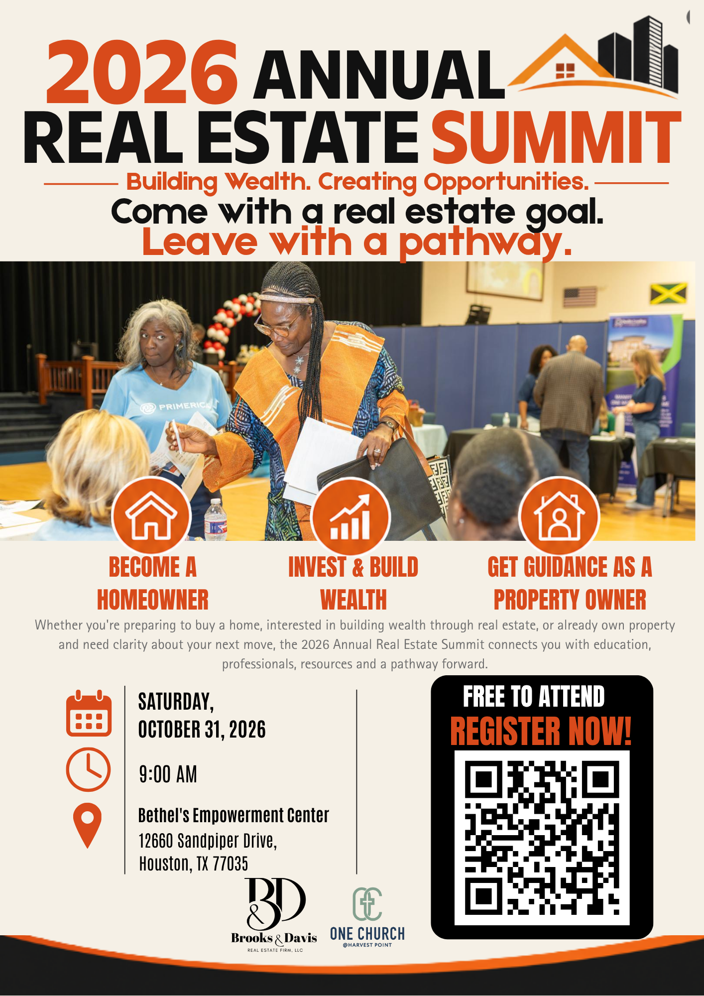 2026 Church Real Estate Summit Event Flyer